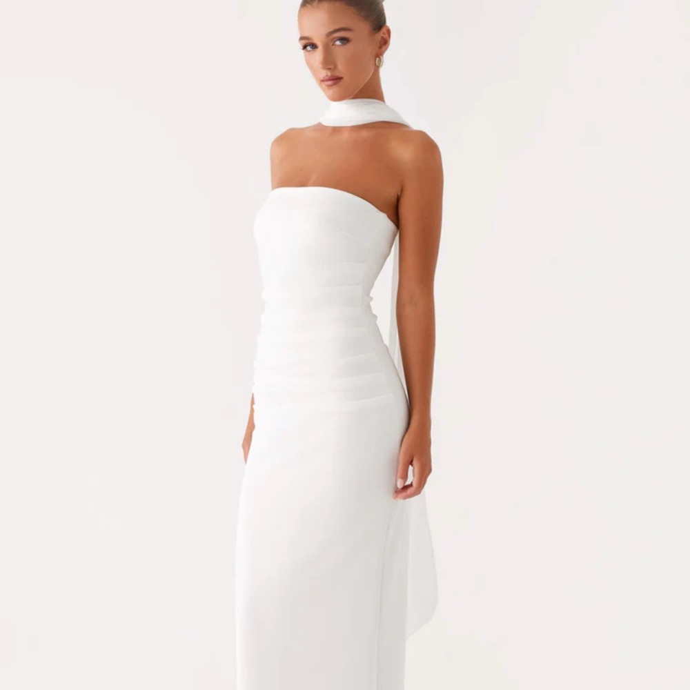Peppermayo Exclusive - Libra Maxi Dress - White